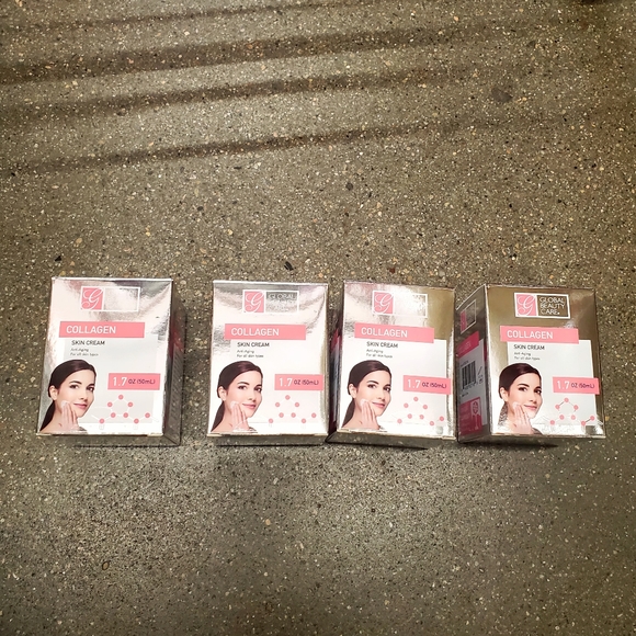 Global Beauty Care Premium Collagen Skin Cream Anti Aging Moisture Rich 1.7 oz. - Picture 2 of 9